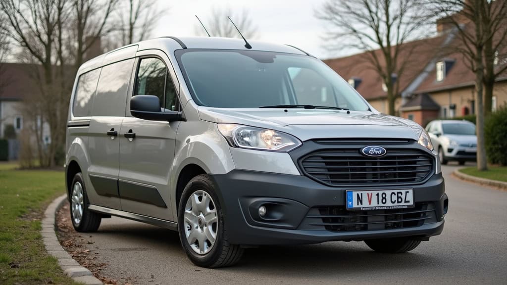 Véhicule utilitaire en épave Ford Transit station wagon, disponible pour reprise.