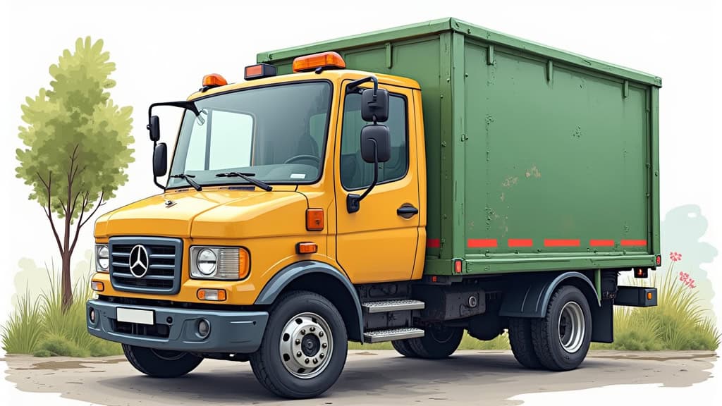 Voiture utilitaire pour épaviste Nord.