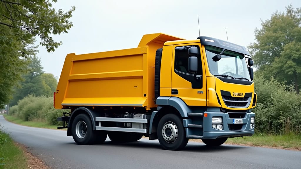 Véhicule épaviste Nord prêt pour déchetterie.