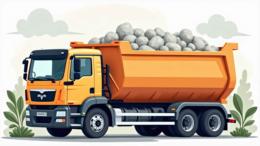 Camion épaviste Nord, collecte de gravats et encombrants. Service rapide et écologique pour déblaiement.