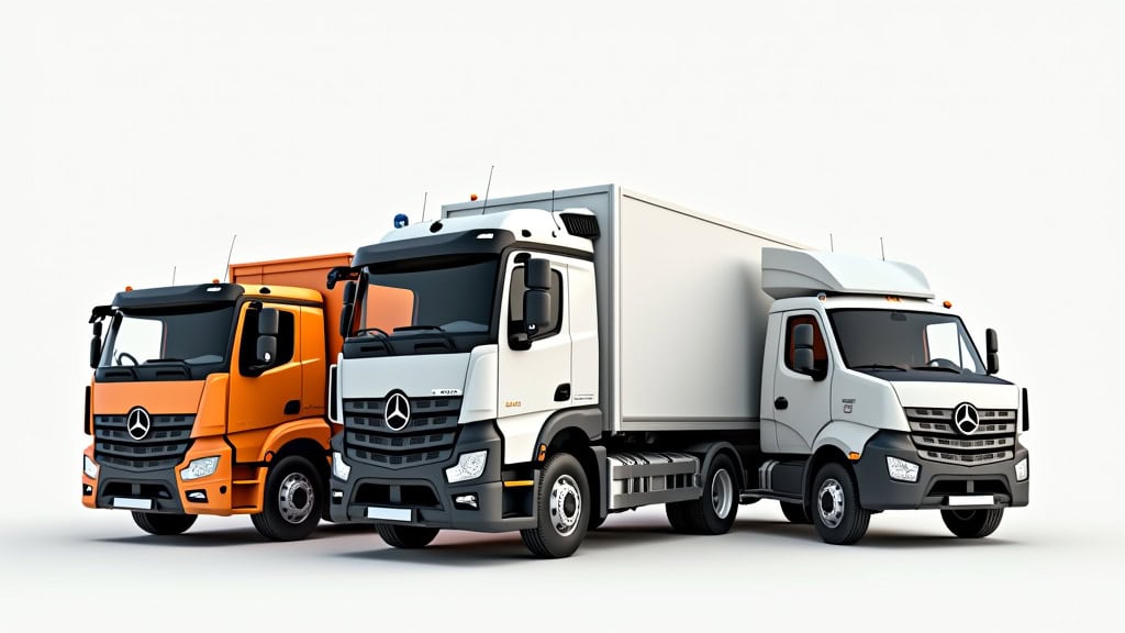 Véhicules utilitaires Mercedes-Benz neufs et d'occasion pour le transport et la livraison dans la région parisienne.