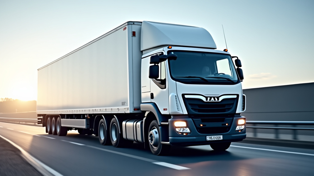 Camion épaviste en train de charger un véhicule hors d