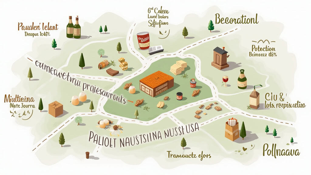 Carte illustrant la zone de desserte d’un épaviste à Bancigny (02140) dans le Nord de l’Aisne