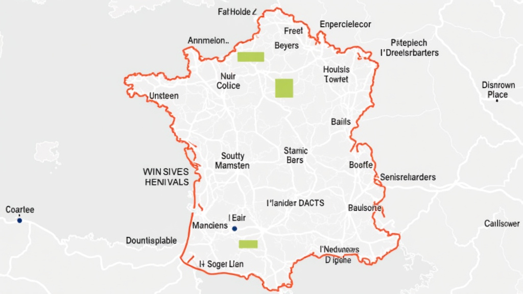 Carte illustrative des zones d’intervention d’un épaviste dans le département de l’Aisne