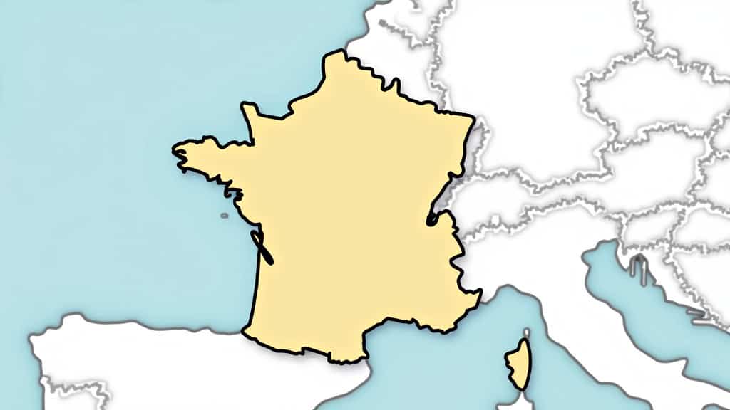 Carte stylisée de la région Aisne et Nord de la France, mettant en évidence la localisation d