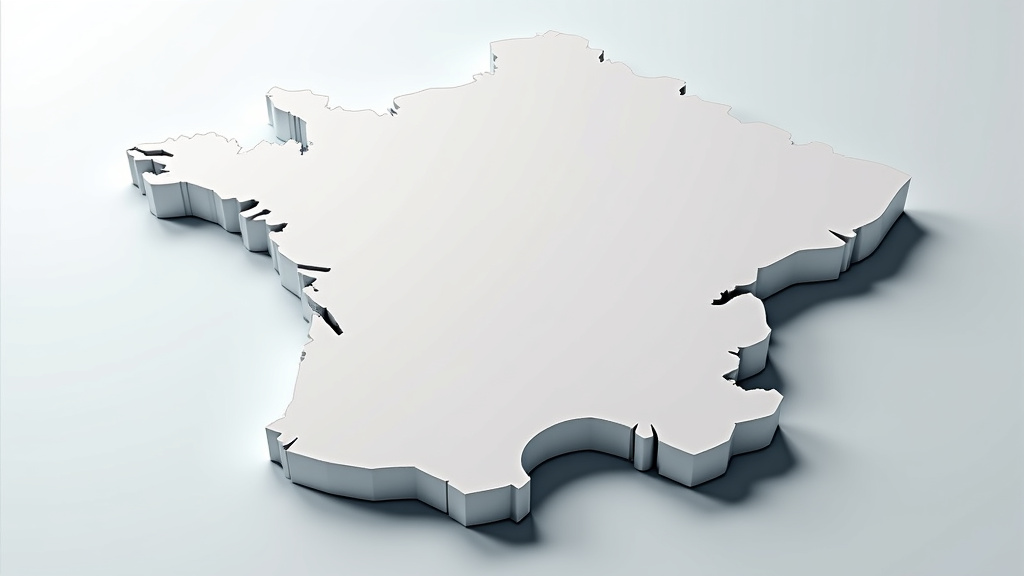 Carte stylisée des départements du Nord et de l