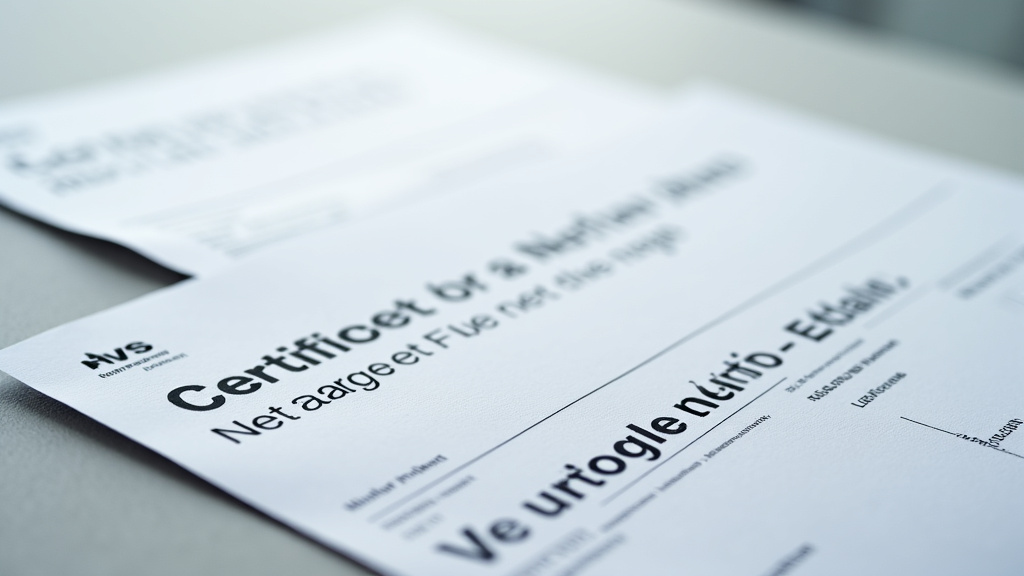 Des documents officiels comme une carte grise et un certificat de non-gage, essentiels pour l