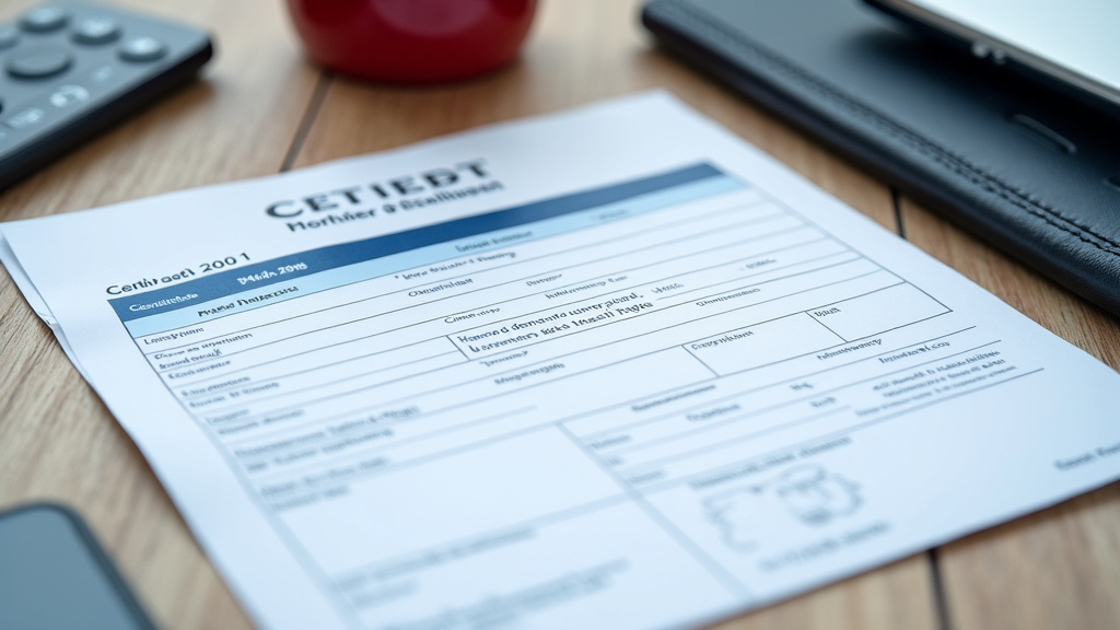 Des documents officiels, dont un certificat de destruction de véhicule, posés sur une table, symbolisant les démarches administratives obligatoires.