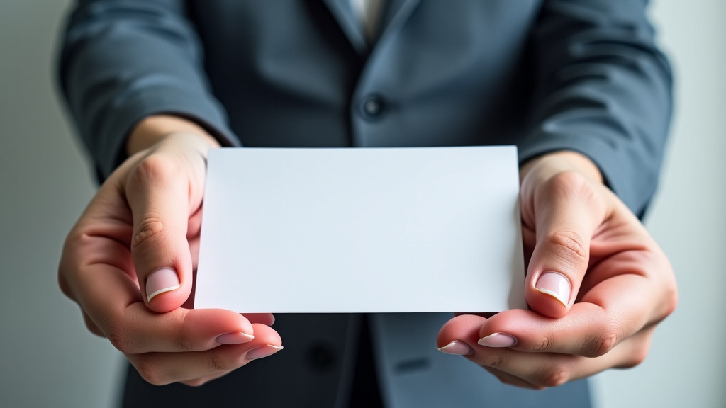 Des mains gantées d