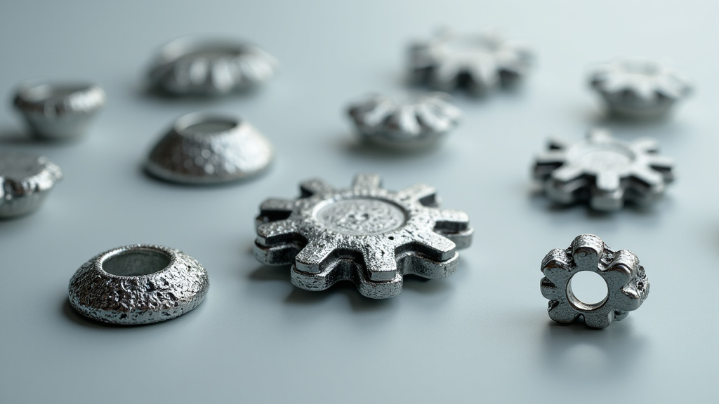 Des mains gantées trient des composants métalliques recyclés d