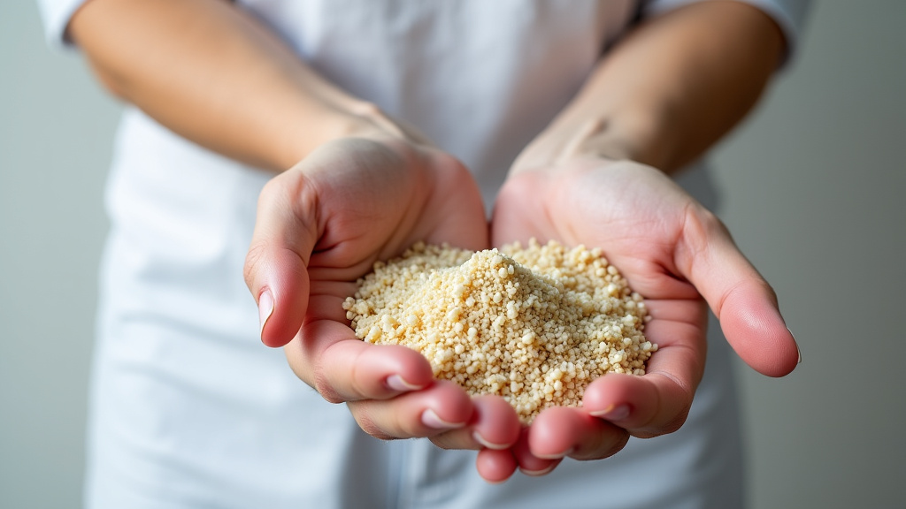 Des mains trient différents matériaux recyclables provenant d