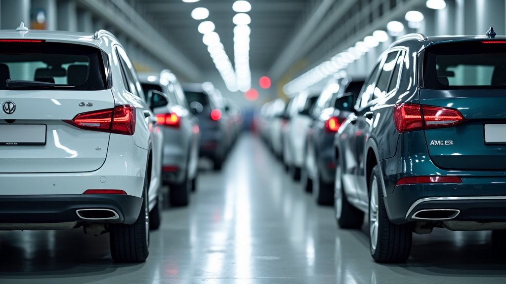 Des pièces automobiles triées et des matériaux recyclables sont visibles dans un centre de traitement VHU, soulignant l