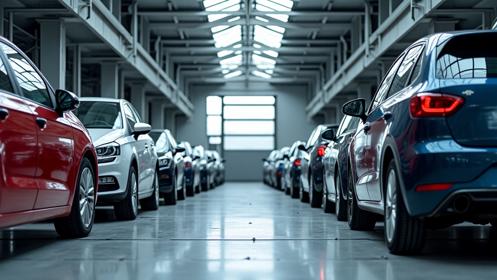 Des pièces automobiles triées et prêtes pour le recyclage, mettant en évidence l