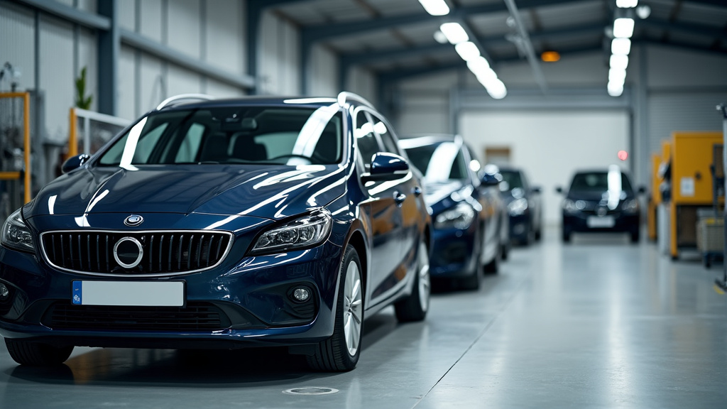 Des pièces automobiles triées pour le recyclage dans une installation moderne, illustrant le processus de dépollution et de valorisation des VHU par un épaviste agréé dans le Nord.