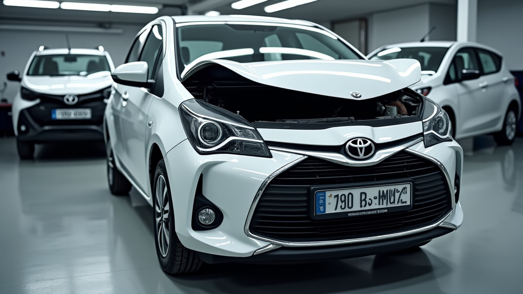 Des pièces de voiture démontées et triées dans un centre de recyclage, symbolisant la dépollution et la valorisation des VHU.