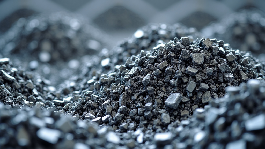 Des piles de métaux recyclés provenant de véhicules, symbolisant le processus de recyclage après l