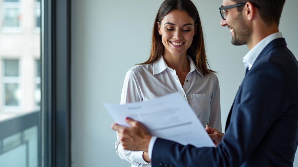Deux personnes, dont un épaviste, finalisant la remise d