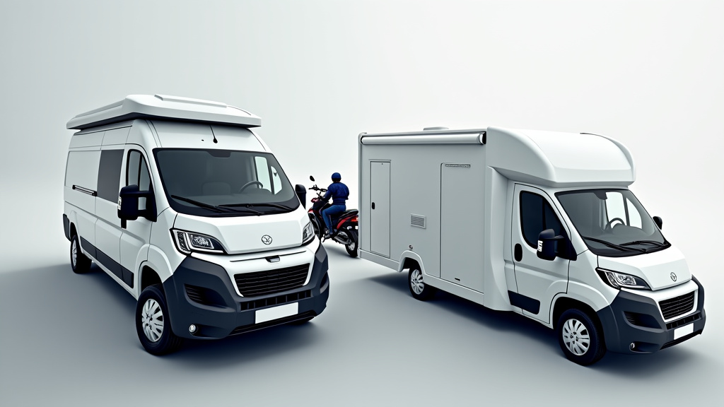 Divers types de véhicules enlevés par un épaviste : voiture, utilitaire, moto, caravane