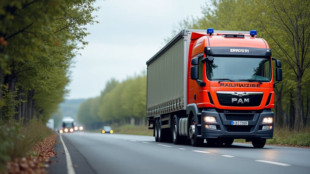 Épaviste en train d’enlever un véhicule à Barenton-Cel dans l’Aisne