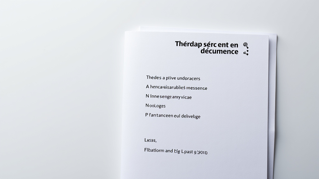 Liste des documents à fournir pour l