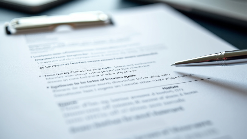 Préparation des documents administratifs pour l