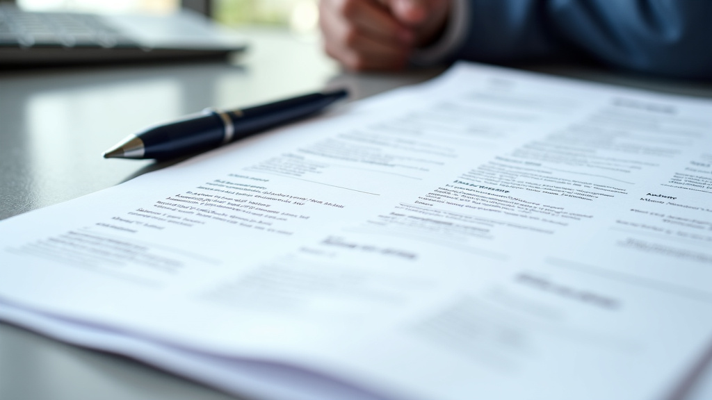 Préparation des documents administratifs pour l