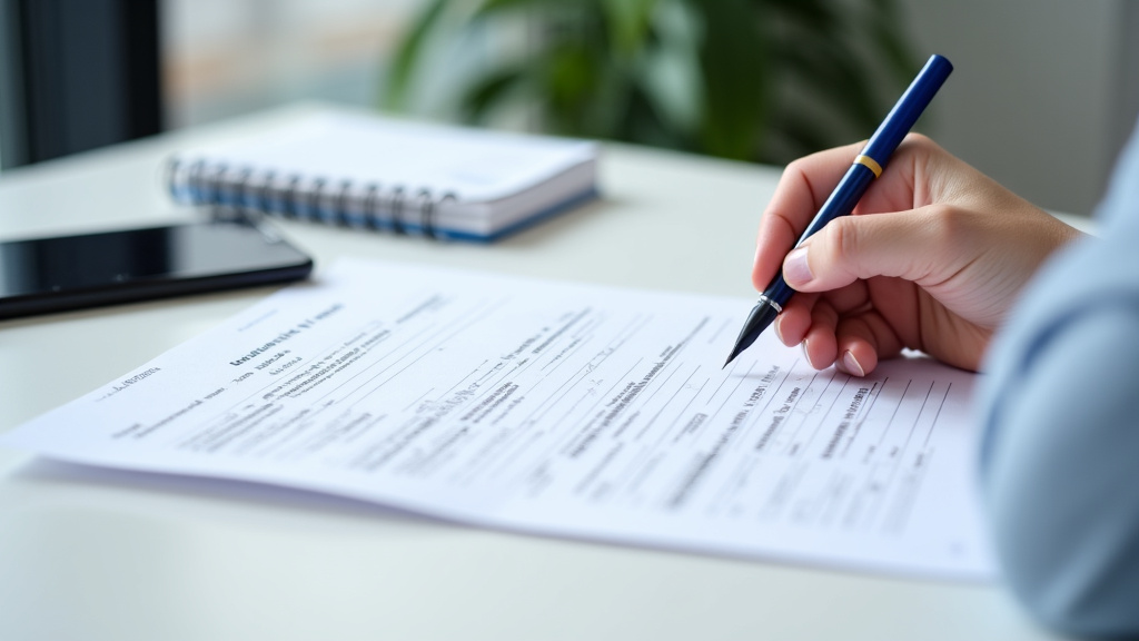 Préparation des documents nécessaires pour l