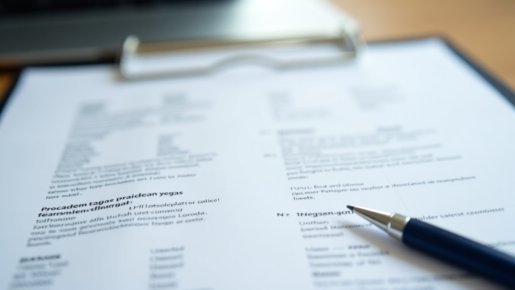 Présentation des documents nécessaires pour l