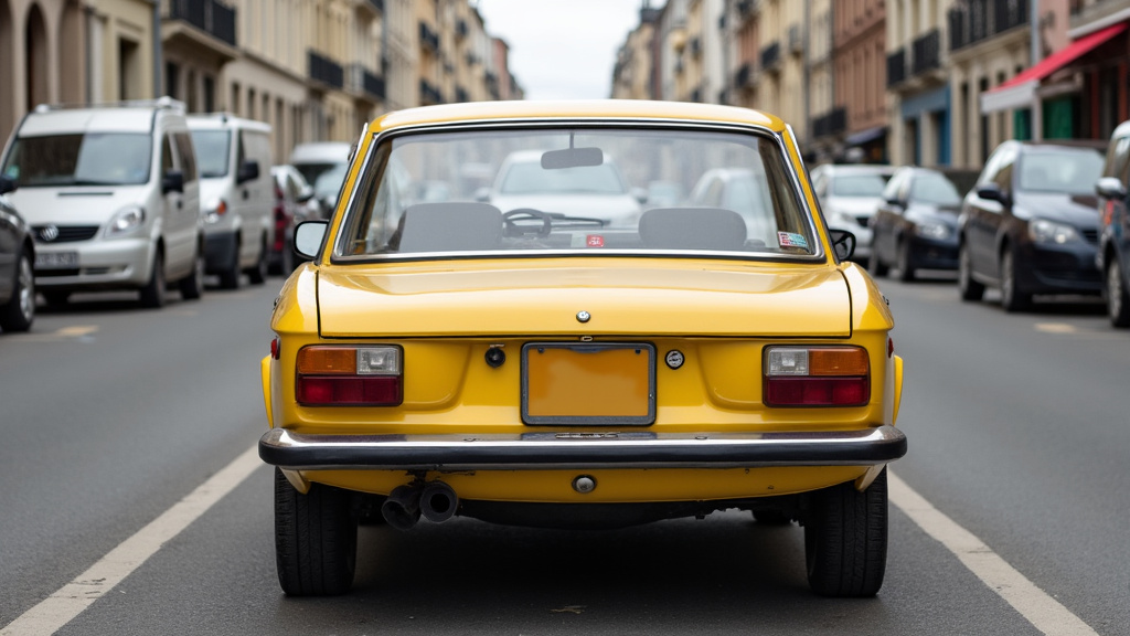 Un ancien véhicule rouillé laissé à l