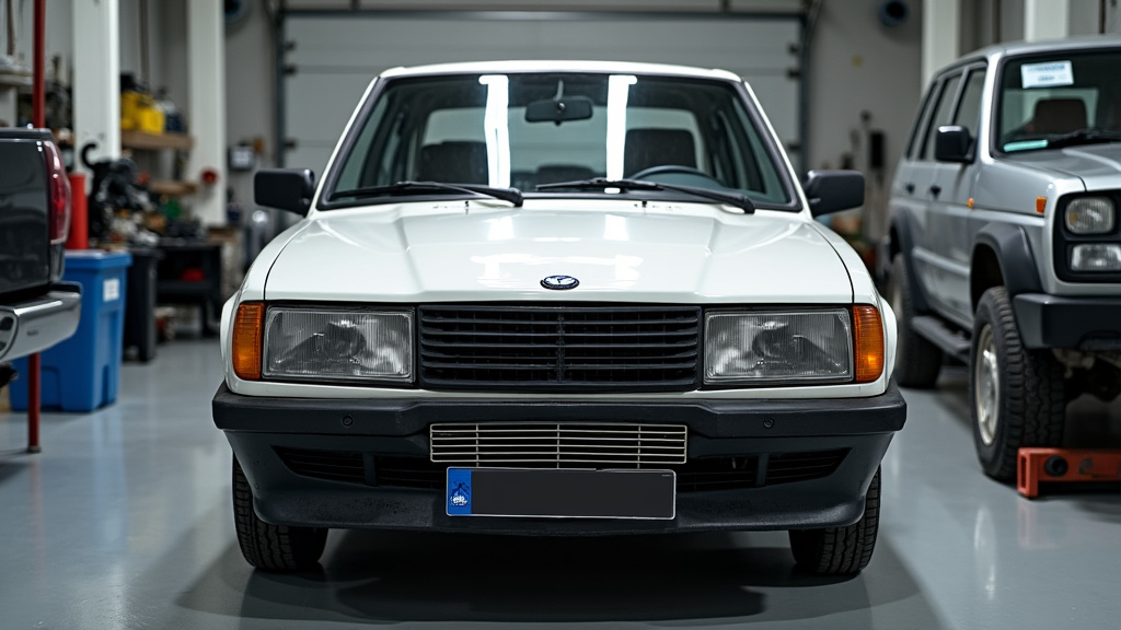 Un atelier de recyclage automobile montrant des pièces de voiture triées et des métaux prêts à être fondus, symbolisant l