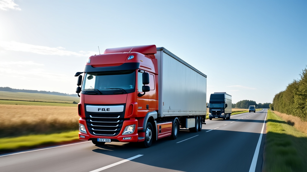 Un camion de dépannage en train de charger une épave de voiture sur une route de campagne près de Missy-sur-Aisne, avec un ciel dégagé.