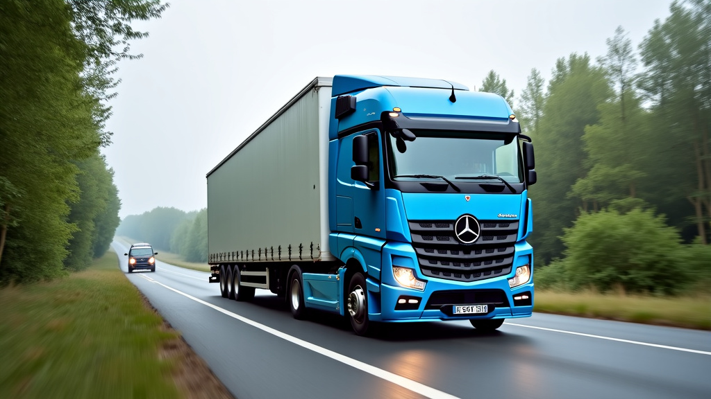 Un camion de dépannage en train de charger une épave de voiture sur une route de campagne près de Montigny-l