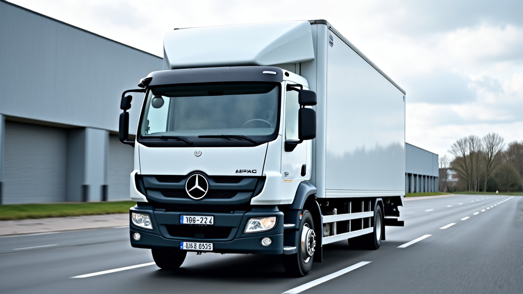 Un camion de dépannage équipé d