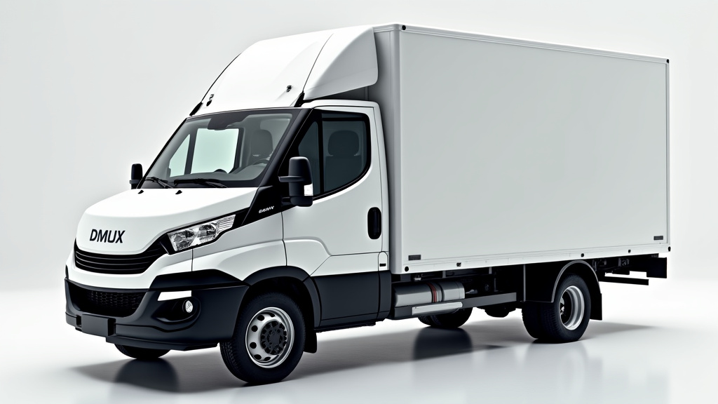 Un camion de dépannage moderne avec le logo d