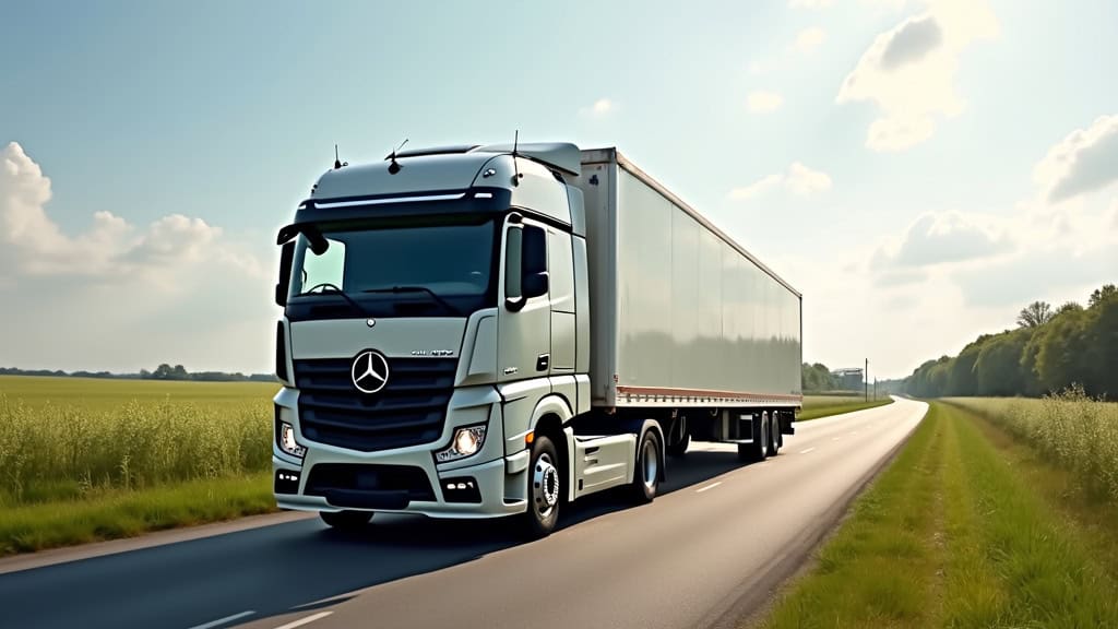 Un camion de dépannage remorquant une épave de voiture sur une route de campagne près d