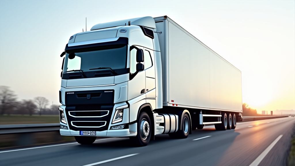 Un camion de remorquage en train d