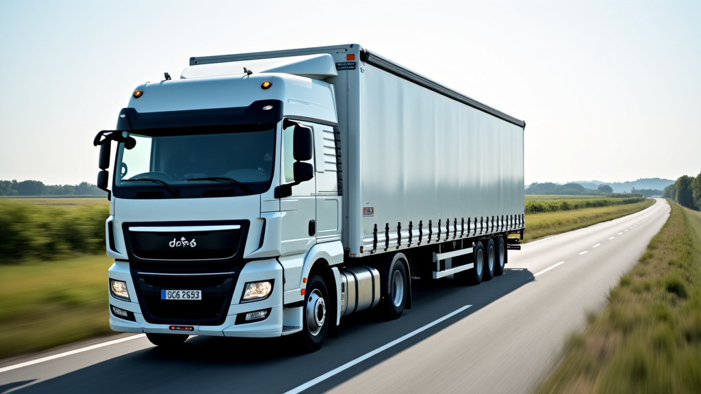 Un camion de remorquage professionnel transportant une épave de véhicule sur une route de campagne dans le Nord, près d