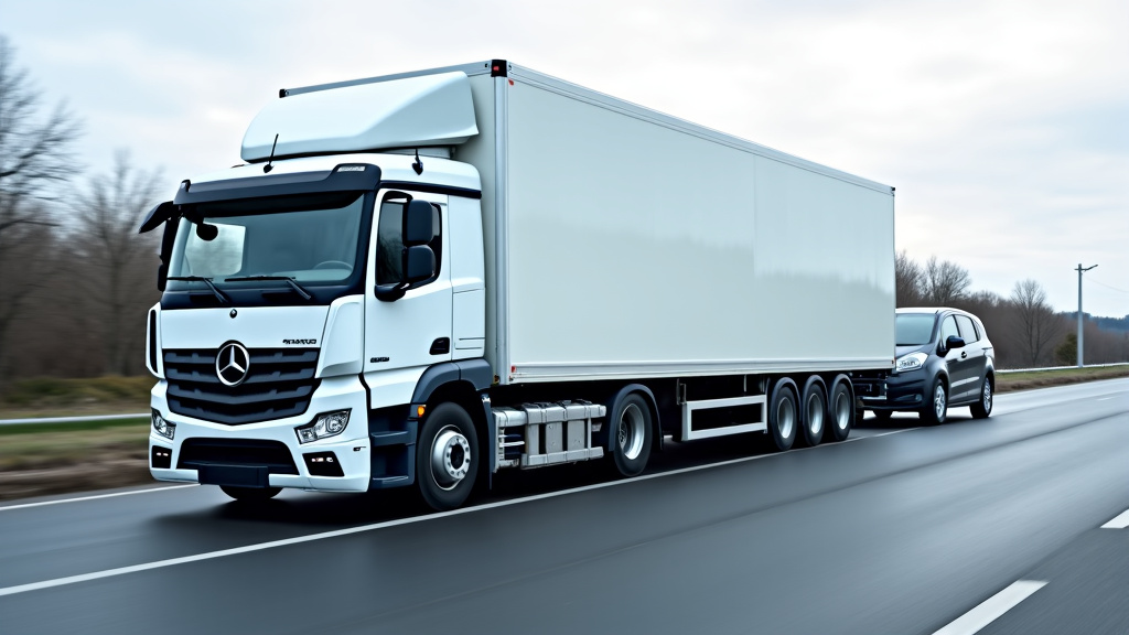 Un camion épaviste en train de charger une voiture hors d