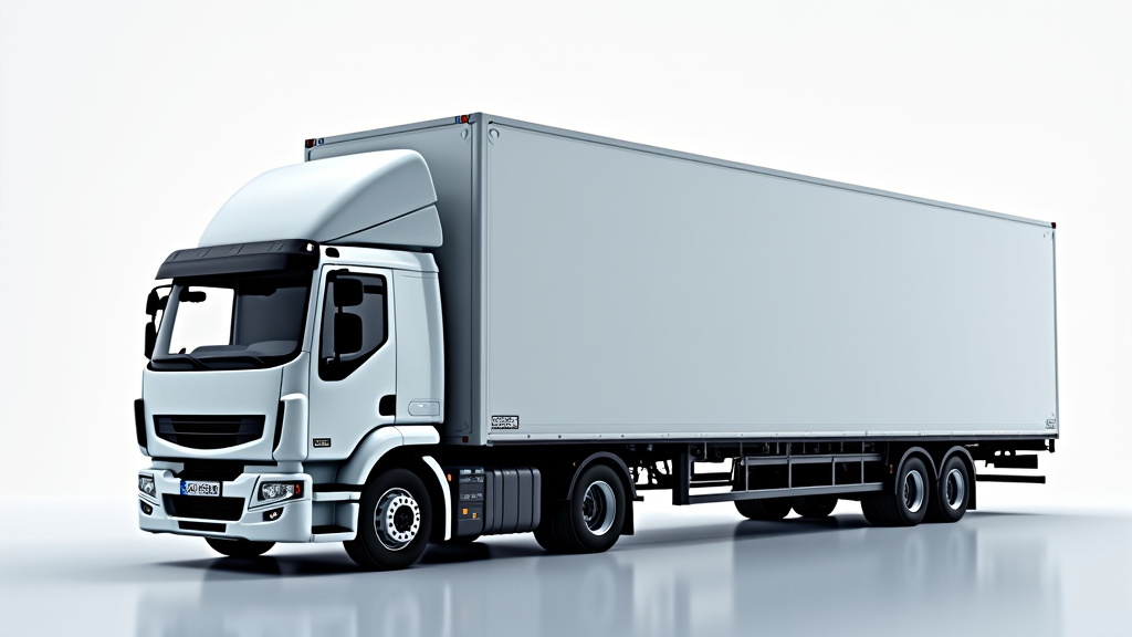 Un camion épaviste moderne et propre, transportant un véhicule hors d