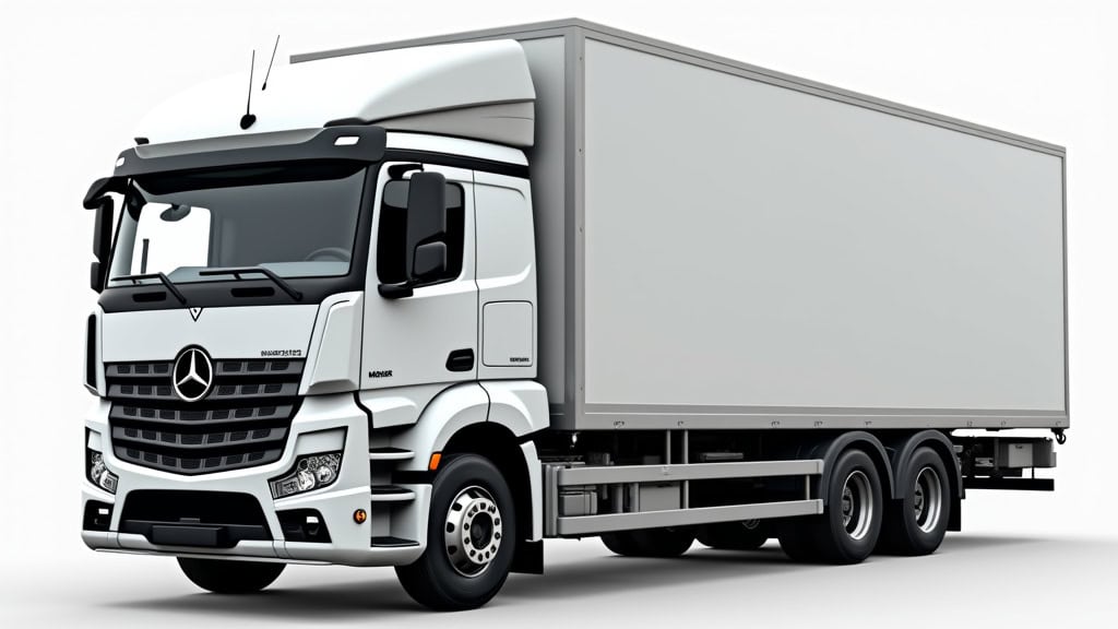 Un camion épaviste professionnel chargeant un véhicule hors d