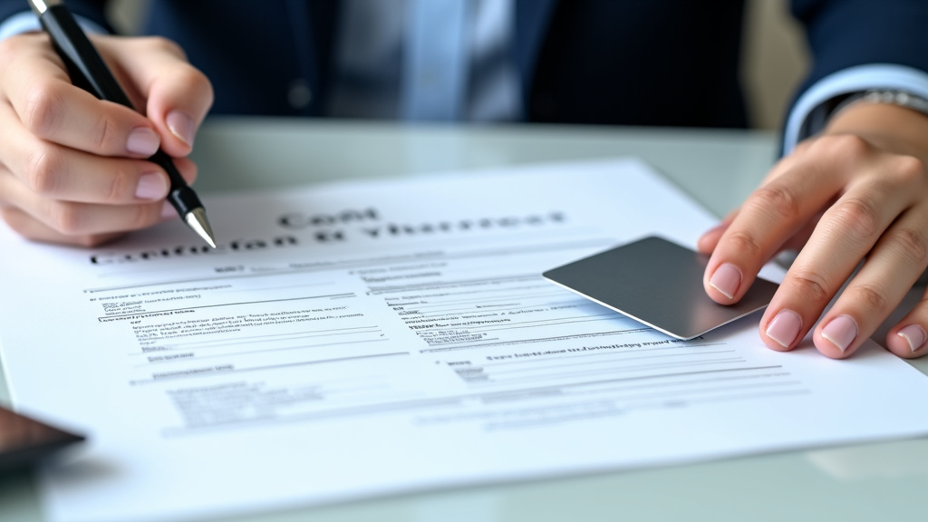 Un ensemble de documents officiels, dont un certificat de non-gage et une carte grise, posés sur un bureau, symbolisant les formalités administratives pour l