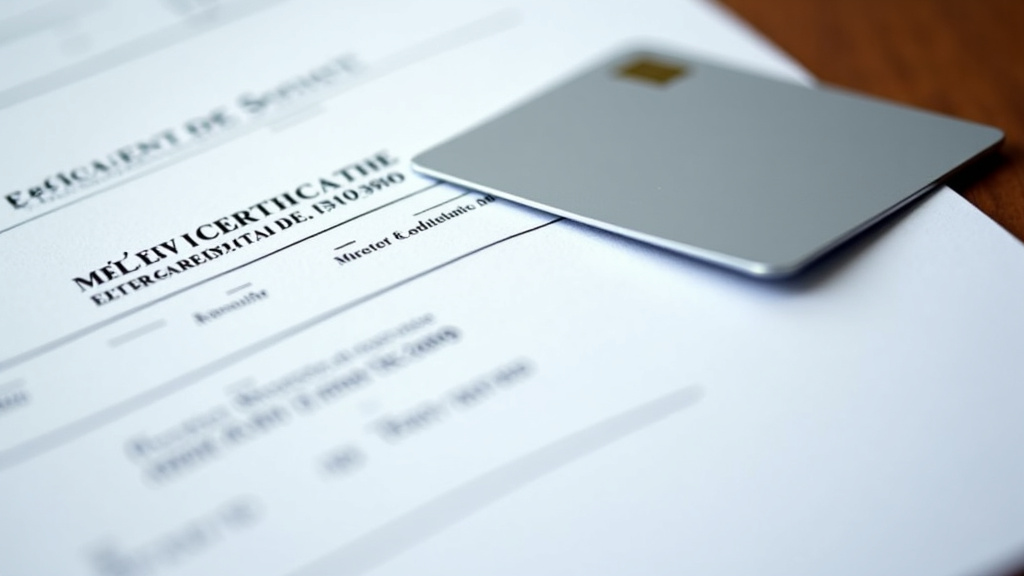 Un ensemble de documents officiels, dont une carte grise et un certificat de non-gage, posés sur une table, symbolisant les formalités administratives pour l