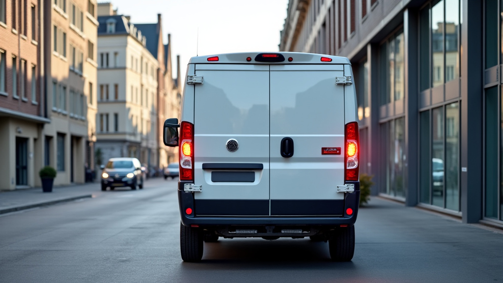 Un épaviste en tenue de travail charge un véhicule hors d