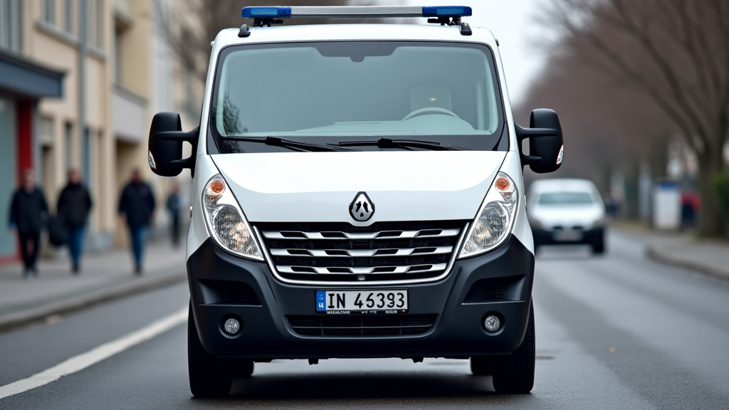 Un épaviste en train de charger un véhicule hors d