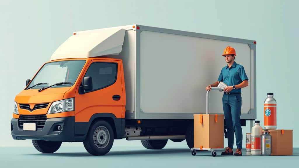 Un épaviste professionnel charge un véhicule hors d