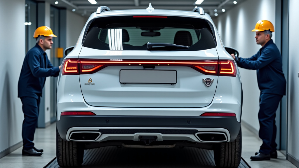 Un épaviste professionnel charge une épave de voiture sur une dépanneuse avec des équipements de sécurité modernes. L