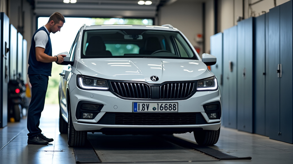 Un épaviste professionnel charge une épave de voiture sur une dépanneuse moderne. Le véhicule est en bon état de carrosserie mais ne roule plus, illustrant le service d