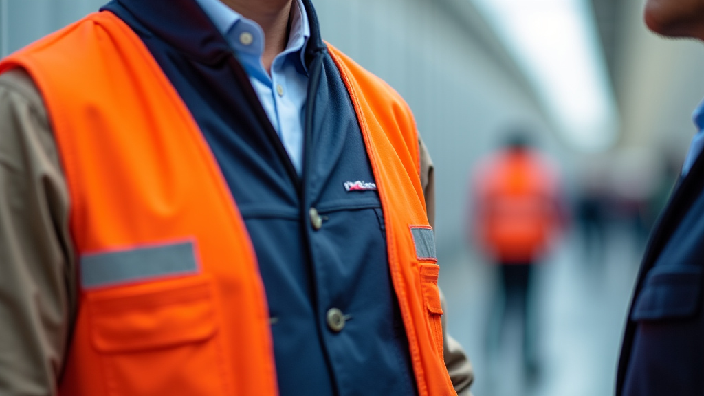 Un épaviste professionnel en gilet fluo discute avec un client près d