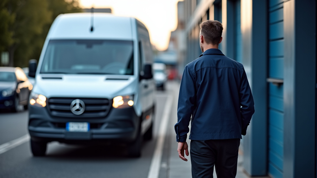 Un épaviste professionnel en train de charger un véhicule hors d