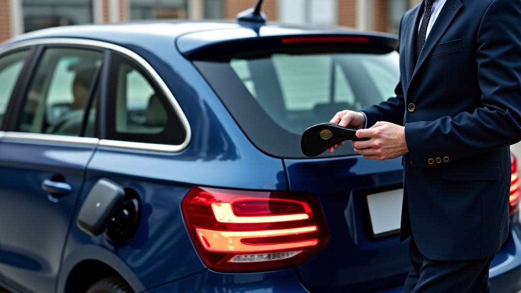 Un épaviste professionnel en train de charger une voiture hors d